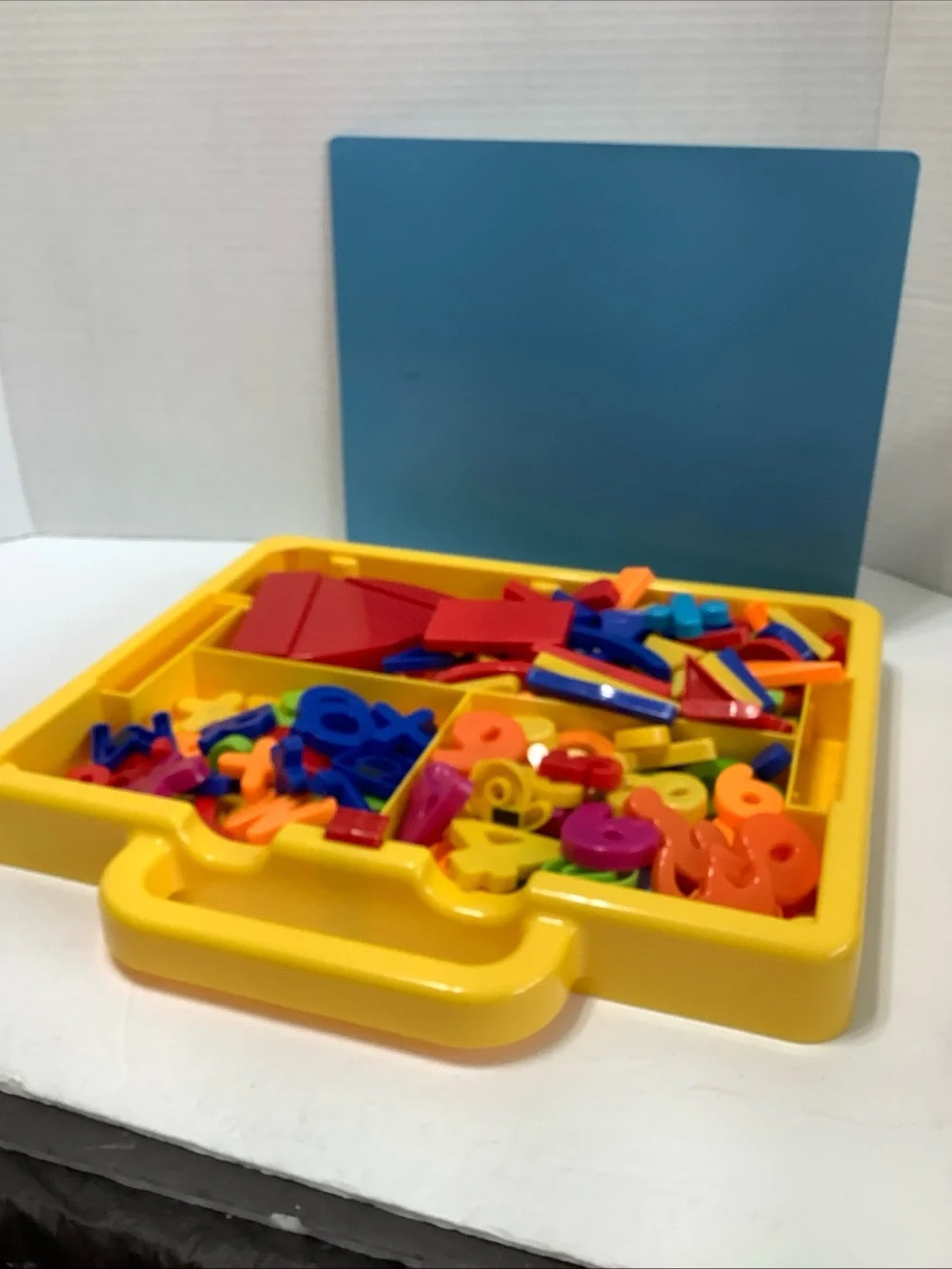 Megcos magnetic letter and number board in carrying Case. .